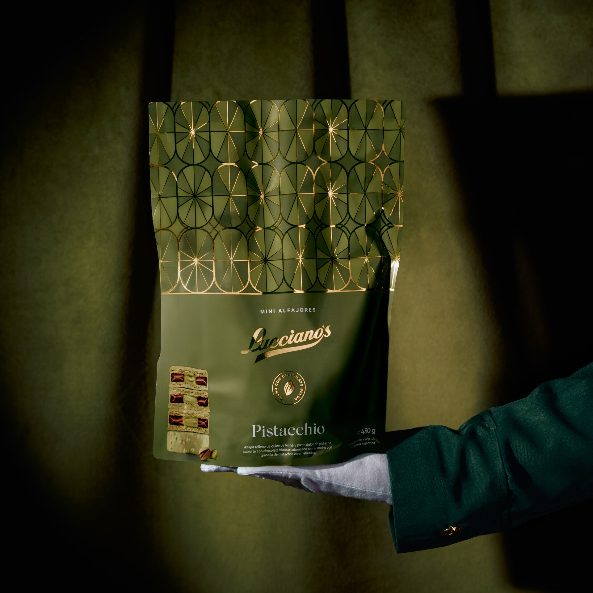 Mini Alfajores al Pistacchio