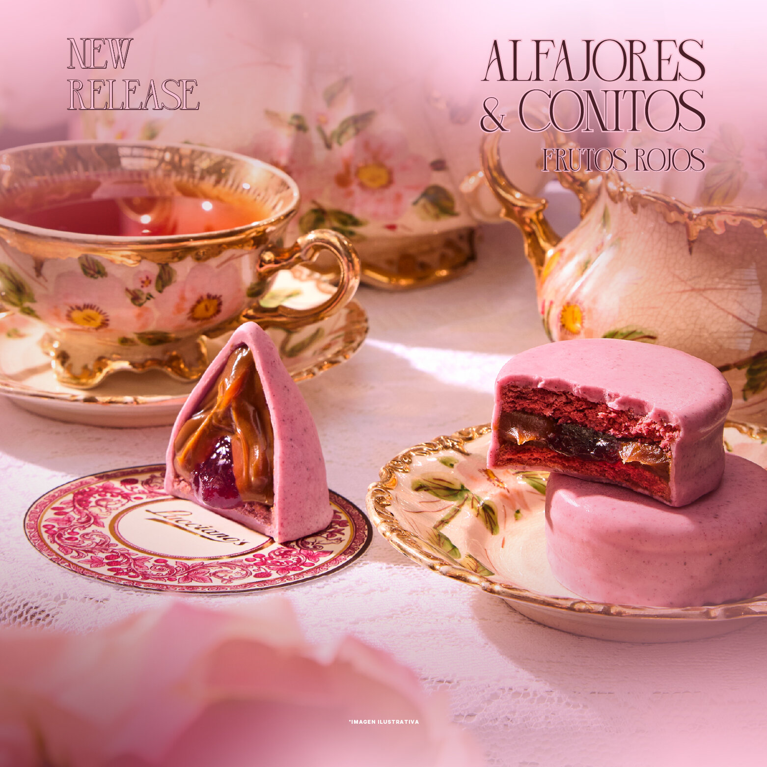 New Red Berries Alfajores & Conitos